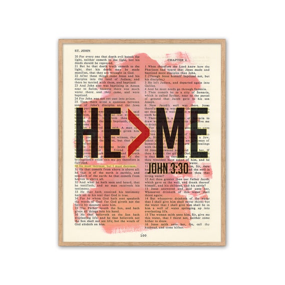 He Must Become Greater {Poster} He Must Become Greater {Poster}