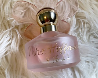 Engraved | Personalized Perfume Bottle | Bridal Perfume | Mother of the Bride Gift | Mother of the Groom Gift | Custom Fragrance Engraving