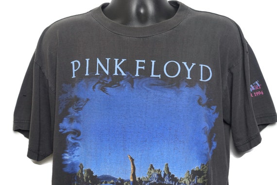 1994 Pink Floyd Vintage T Shirt Earls Court London October 1994 Wish U Were Here - Division Bell 2-Sided Original 90s Concert Band T-Shirt