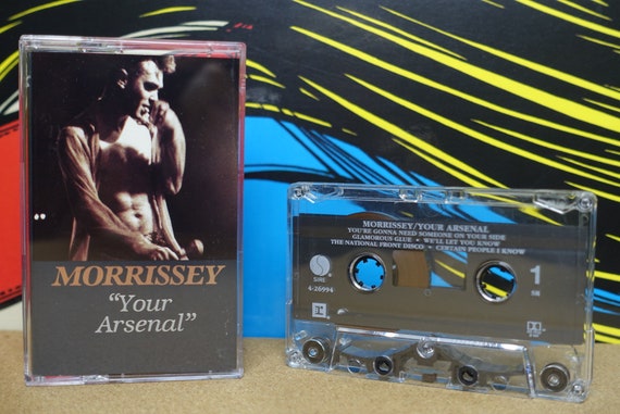 Morrissey - Your Arsenal Moz Cassette Tape - 1992 Sire Reprise Records - Vintage Analog Post Punk Music