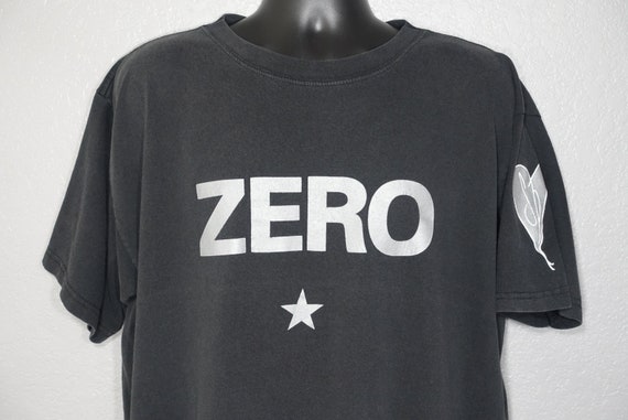 90's Smashing Pumpkins - ZERO Smashing Pumpkins Heart Logo Vintage Concert T-Shirt