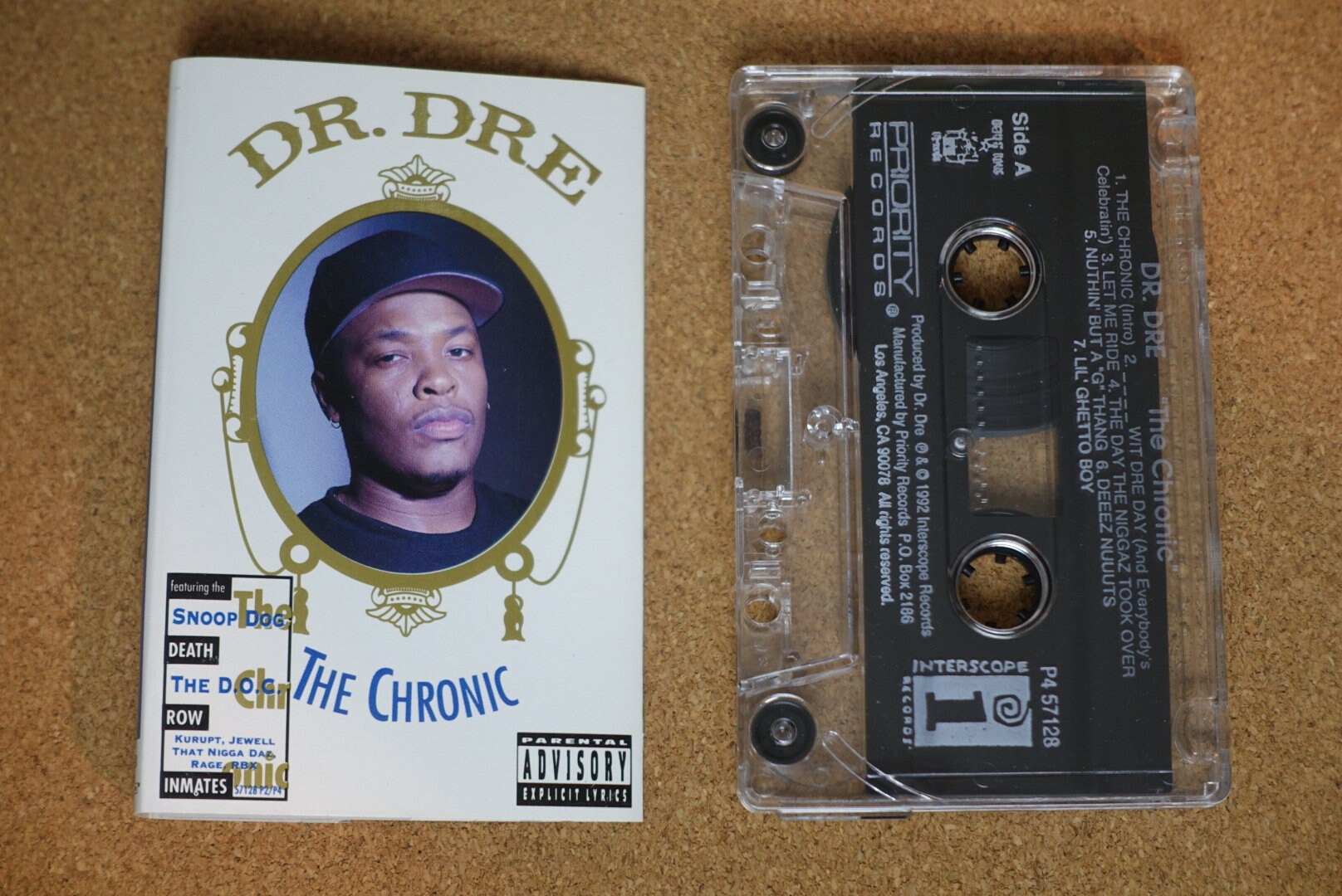 Dr Dre The Chronic Cassette Tape 1992 Priority Interscope Records Vintage Analog Music Dr Dre The Chronic Cassette Tape 1992 Priority Interscope Records Vintage Analog Music