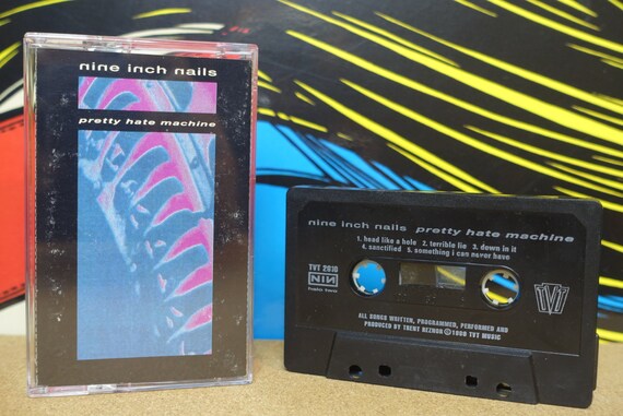 NIN Nine Inch Nails - Pretty Hate Machine Cassette Tape - 1989 TVT Records - Vintage Analog Music