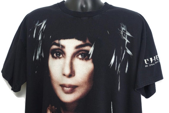 1999 Cher Vintage T Shirt - Do You Believe? Original 90s Music Concert Band Tee on a XL Cygnus Tag