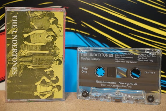 The Peel Sessions by The Undertones Vintage Cassette Tape