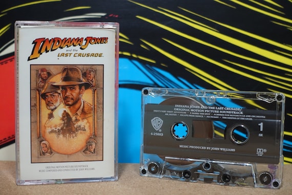 Indiana Jones And The Last Crusade (Original Motion Picture Soundtrack) by John Williams Vintage Cassette Tape