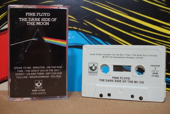Pink Floyd - The Dark Side Of The Moon Cassette Tape - 1973 Harvest Records Vintage Analog Music