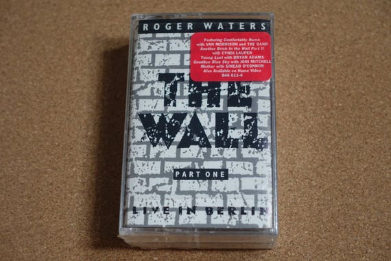 The Wall Live In Berlin (Rare Still SEALED Double 2 Cassettes) by Roger Waters of Pink Floyd Vintage Cassette Tape