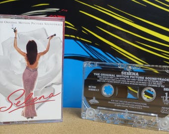 Selena Cassette Tape, Selena Quintanilla, Movie Soundtrack, Como La Flor, Jennifer Lopez, 90s, Vintage 1997, Music Gifts, Movie Lover Gift