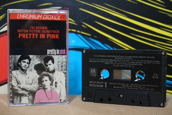 Pretty In Pink (The Original Motion Picture Soundtrack) by Various Artists Vintage Cassette Tape