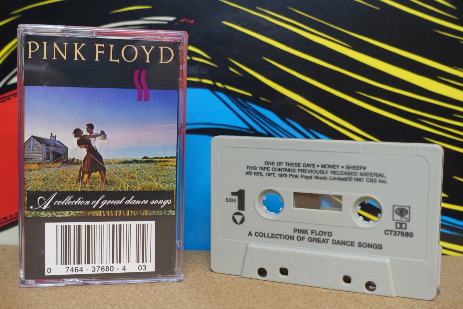 Pink Floyd - A Collection Of Great Dance Songs Cassette Tape - 1981  Columbia Records Vintage Analog Music