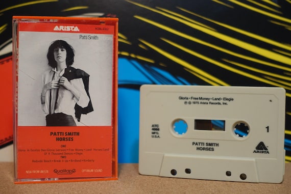 Horses by Patti Smith Vintage Cassette Tape