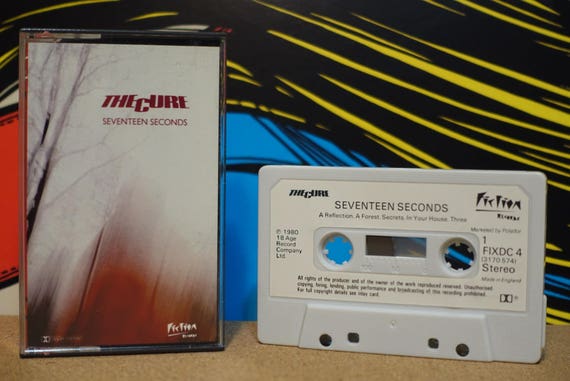 Seventeen Seconds by The Cure Vintage Cassette Tape