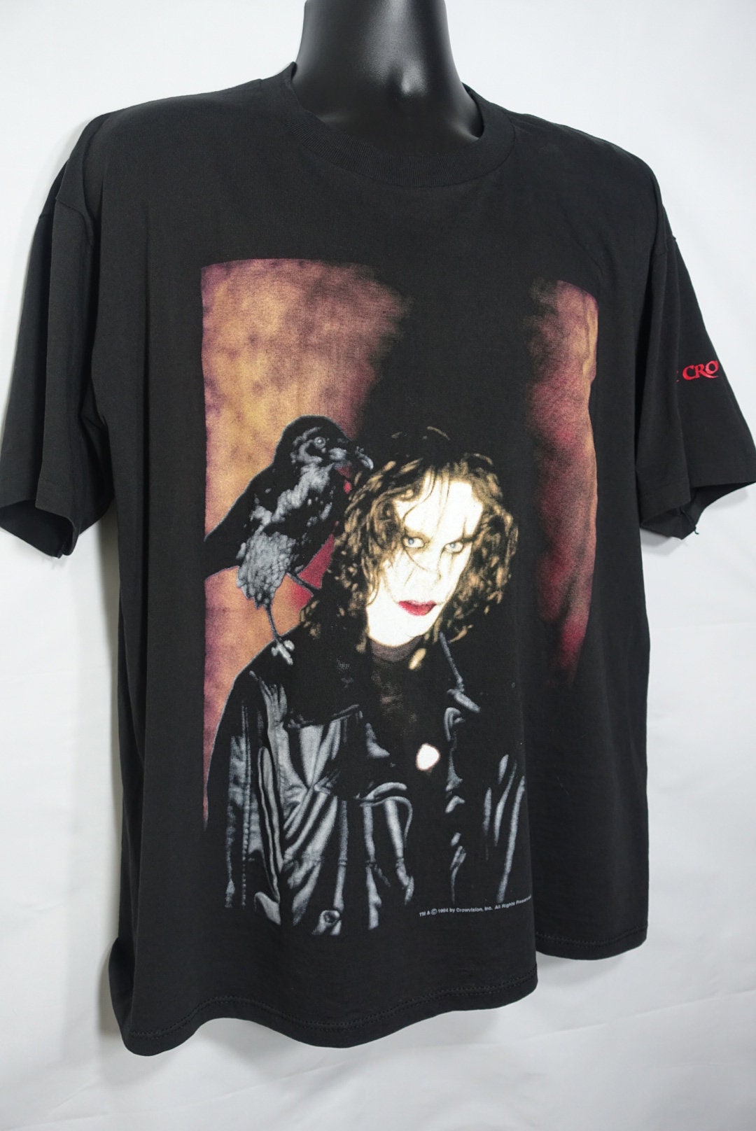 1994 The Crow Vintage T Shirt - Brandon Lee Goth Cult Original 90s ...