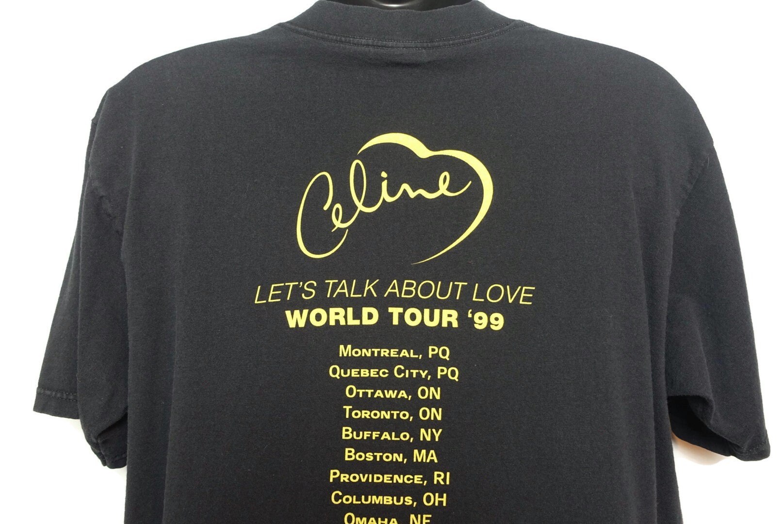 1998 Titanic Vintage T Shirt, Celine Dion, My Heart Will Go 1998 Titanic Vintage T Shirt, Celine Dion, My Heart Will Go