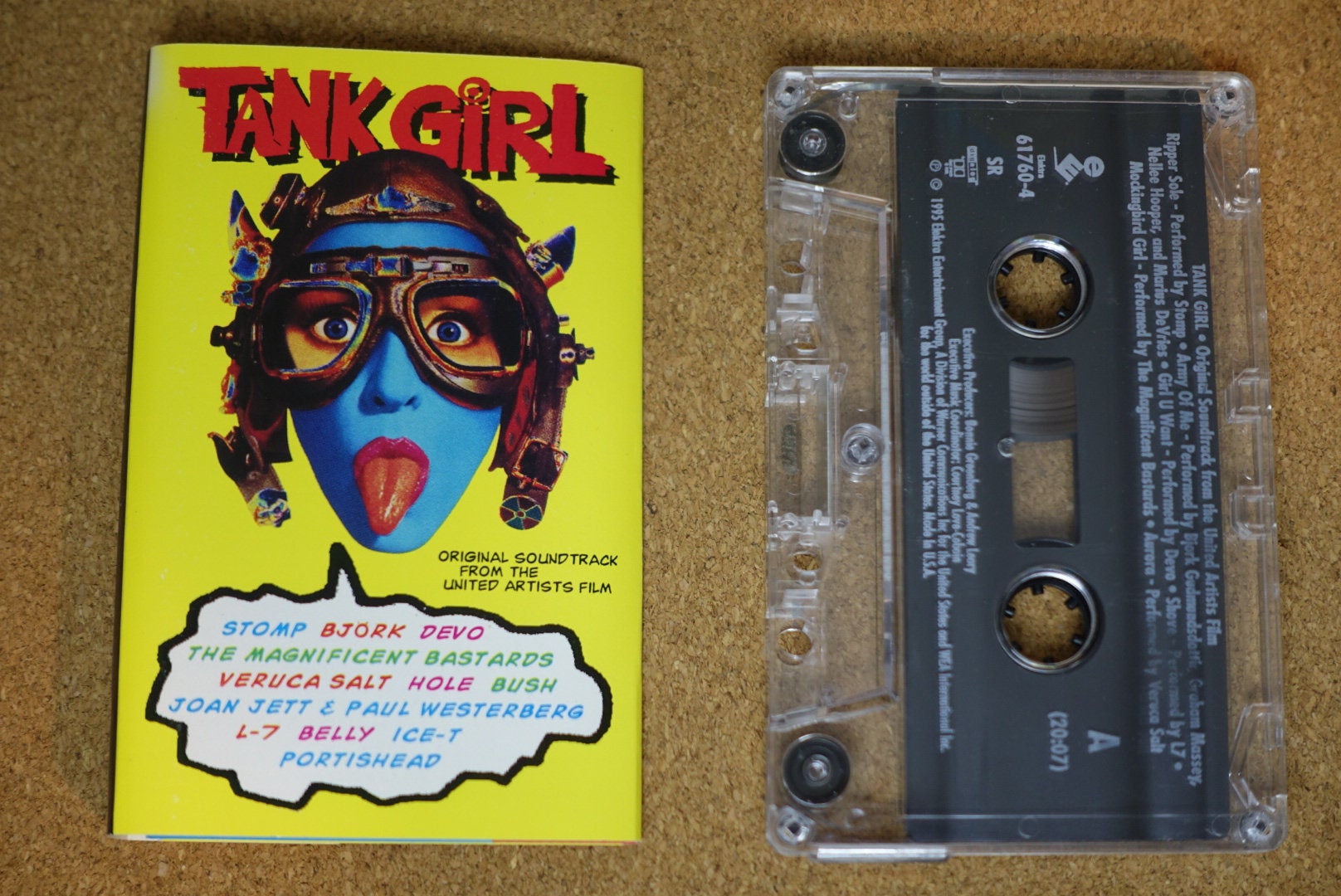Tank Girl (Original Soundtrack From The United Artists Film) by Various Artists Vintage Cassette