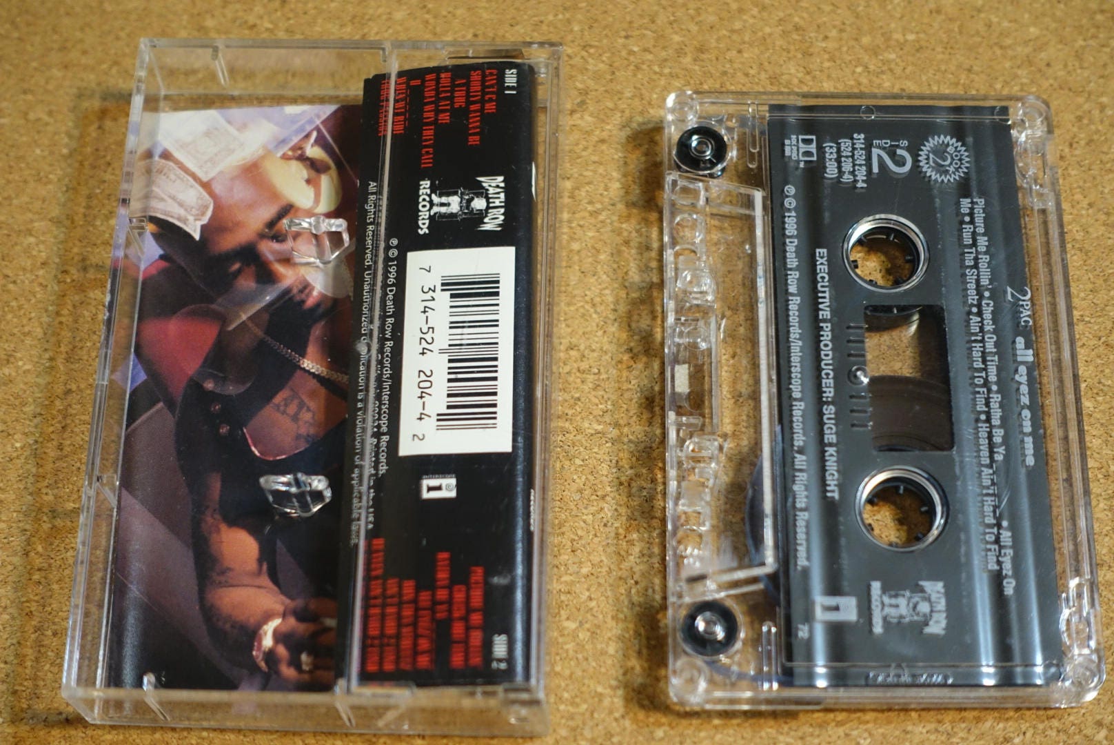 All Eyez On Me by (2 Tapes Included) 2Pac Tupac Shakur Vintage (2) both