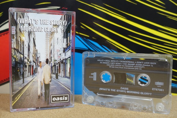 Oasis - What's The Story Morning Glory? Cassette Tape - 1995 Epic Records - Vintage Analog Music