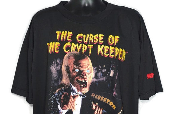 1995 RARE Tales From The Crypt - Curse of Crypt Keeper - Halloween Horror Nights V - Universal Studios Florida Cult TV Show Vintage T-Shirt