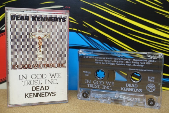 Dead Kennedys Cassette, In God We Trust, Inc. Cassette Tape, 1993 Reissue Alternative Tentacles VIRUS Records Vintage Music