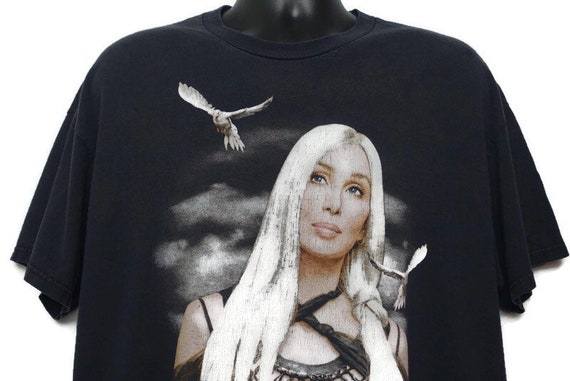2002 / 2003 Cher Vintage T Shirt, Cher Shirt, Living Proof, Farewell Tour, Y2K Clothing, Band Tees, Concert Shirt, Tennessee River XL Tag