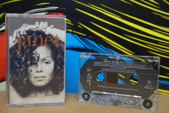 Janet Jackson Cassette Tape, Janet. 90s Music, Miss Jackson, 1993 Virgin Records, Music Lover Gift, That's The Way Love Goes, Vintage Music