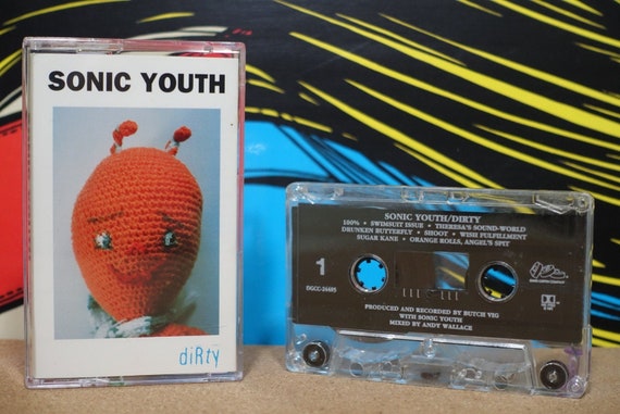 Sonic Youth - Dirty Cassette Tape - 1983 DGC Records - Vintage Analog Music