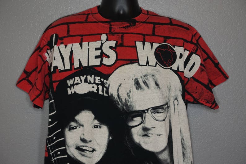 wayne's world vintage shirt