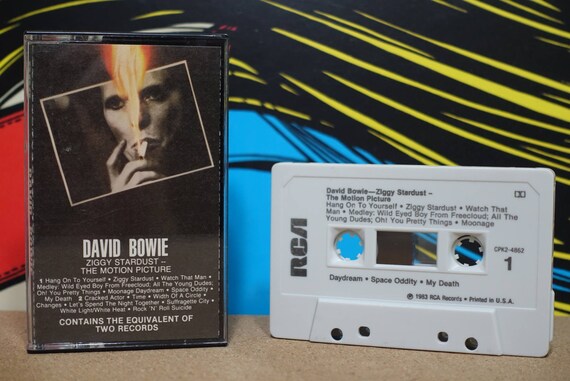 Ziggy Stardust - The Motion Picture by David Bowie Vintage Cassette Tape