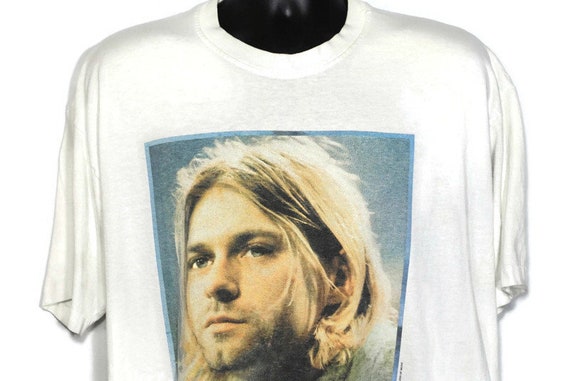 1994 Kurt Cobain Nirvana Vintage T Shirt The End of Music 1967 - 1994 Grunge Alternative 2 Sided Original 90s Artwork Band T-Shirt