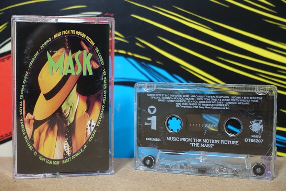 The Mask (Music From The Motion Picture) by Various Artists Vintage Cassette Tape
