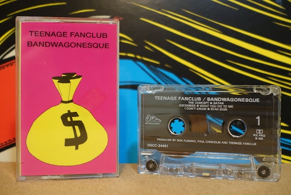 Bandwagonesque by Teenage Fanclub Vintage Cassette Tape