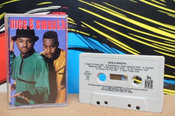 Nice & Smooth Cassette Tape, 80s Music, Rap Tapes, 1989 Fresh Records, Hip Hop, Yo MTV Raps, Vintage Analog Music