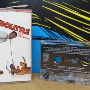 Dr. Dolittle Soundtrack Cassette Tap, Hip Hop Cassette, Mixtape, Vintage 1996, Def Jam Record, Eddie Murphy, Aaliyah, Music Lover Gift