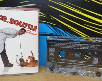 Dr. Dolittle Soundtrack Cassette Tap, Hip Hop Cassette, Mixtape, Vintage 1996, Def Jam Record, Eddie Murphy, Aaliyah, Music Lover Gift