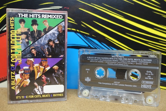 Salt 'N' Pepa Cassette Tape, A Blitz Of Salt-N-Pepa Hits, Hip Hop, 90s Cassette Tapes, 1993 London Records, Music Lover Gift, Vintage Music