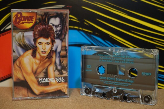 Diamond Dogs by David Bowie Vintage Cassette Tape