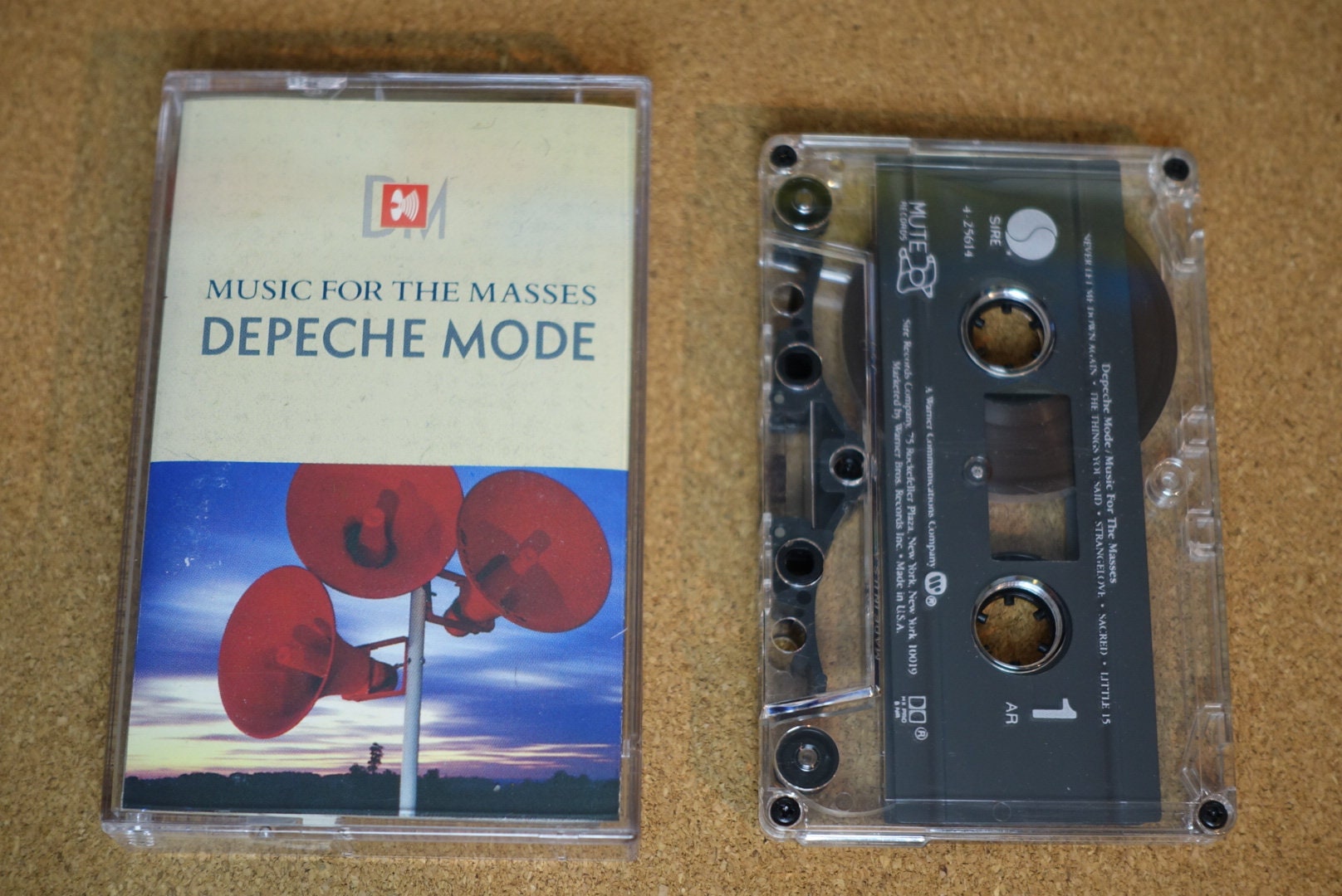 Depeche Mode - Music For The Masses Cassette Tape - 1987 Sire