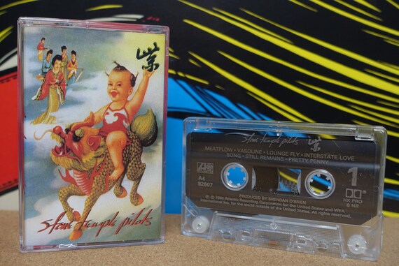 Stone Temple Pilots - STP Purple Cassette Tape - 1994 Atlantic Records - Vintage Analog Music