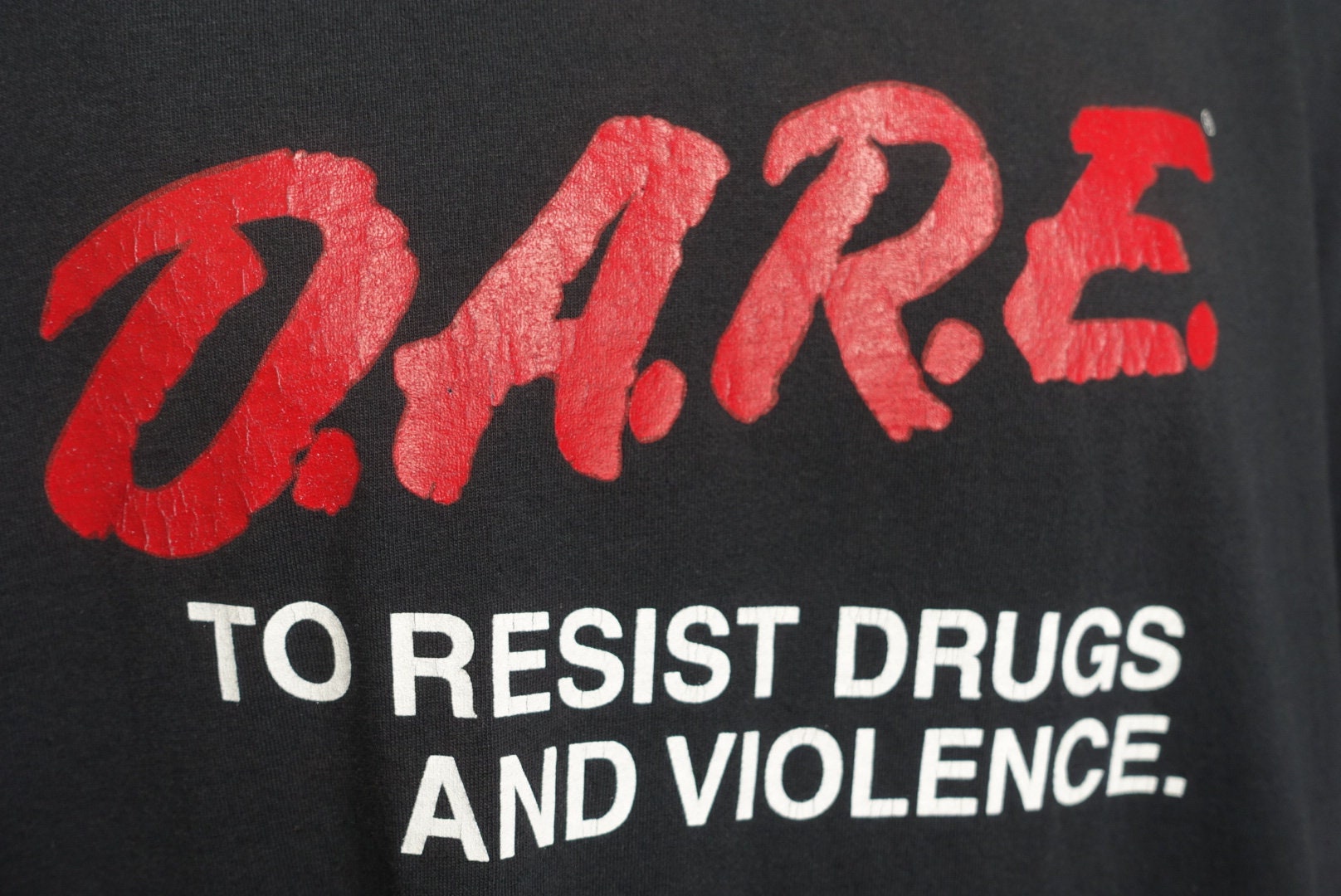 90s D.A.R.E. Vintage T Shirt To Resist Drugs And Violence DARE Drug