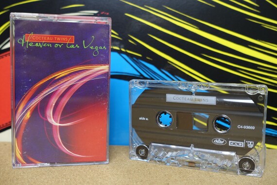 Cocteau Twins Heaven or Las Vegas Cassette Tape - 1990 4AD Capitol Records Vintage Analog Music