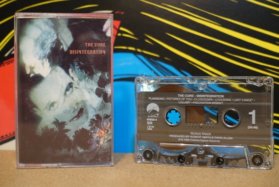 Disintegration by The Cure Vintage Cassette Tape