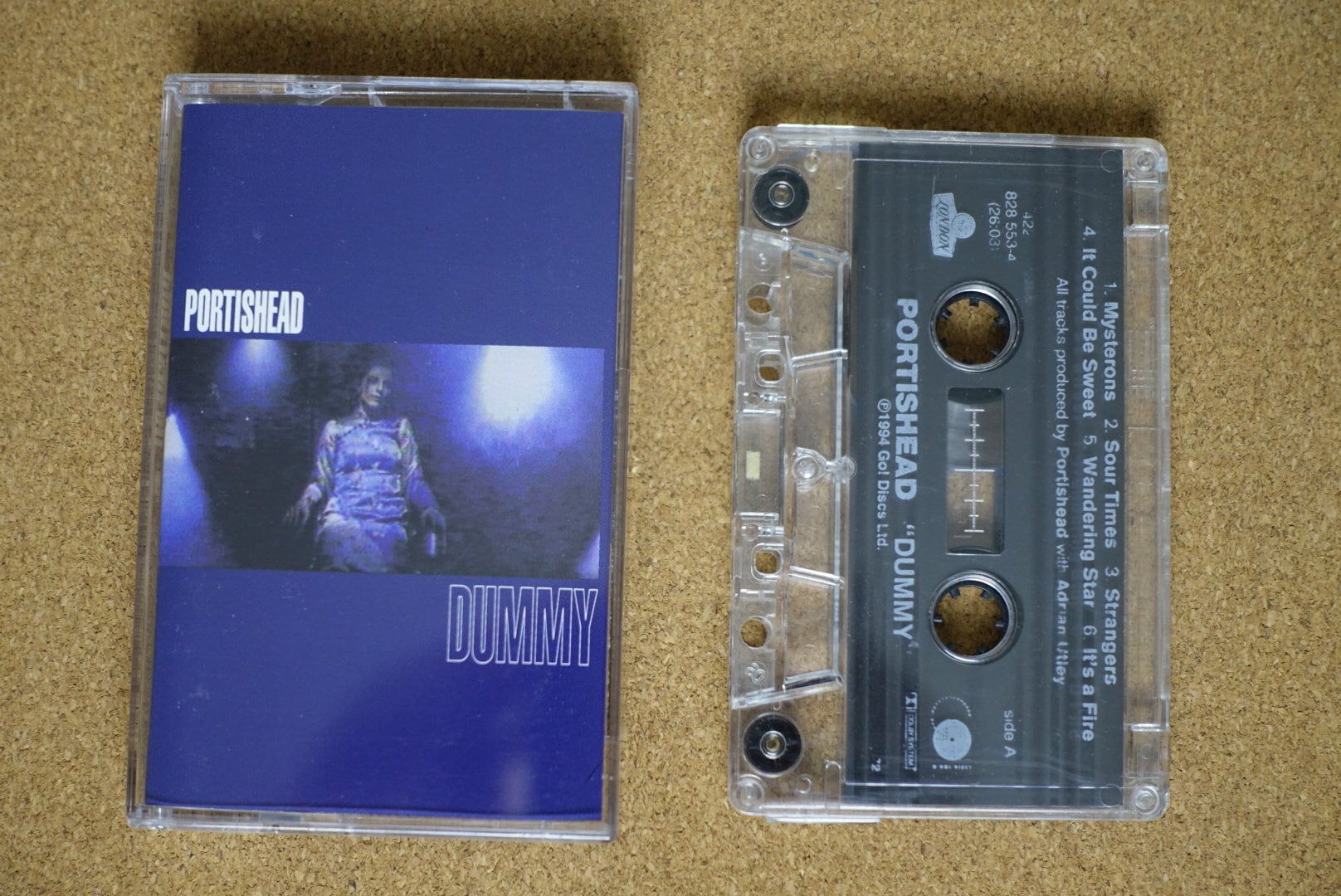 Dummy by Portishead Vintage Cassette Tape Dummy by Portishead Vintage Cassette Tape