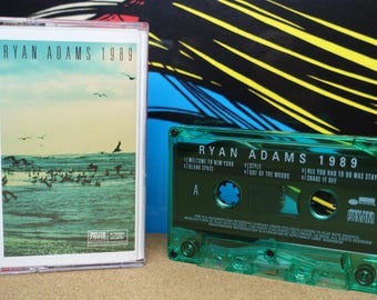 Ryan Adams Cassette Tape, 1989, Swiftie, Welcome To New York, Shake It Off, Bad Blood, Clear Green Tape, Indie Gifts