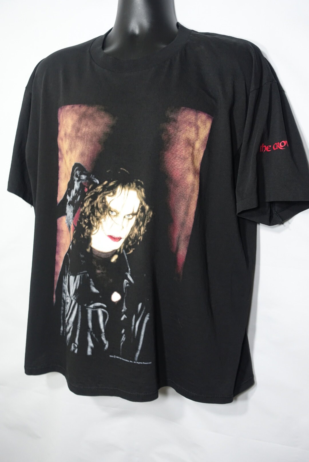 1994 The Crow Vintage T Shirt - Brandon Lee Goth Cult Original 90s ...