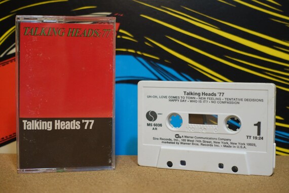 Talking Heads '77 by Talking Heads Vintage Cassette Tape