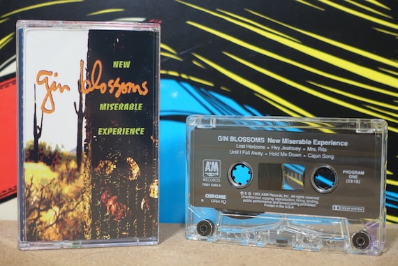 New Miserable Experience by Gin Blossoms Vintage Cassette Tape