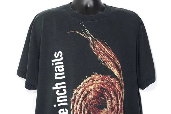 1994 - 1995 Tour - Nine Inch Nails - Further Down The Spiral - Double SIDED - NIN Vintage Concert T-Shirt