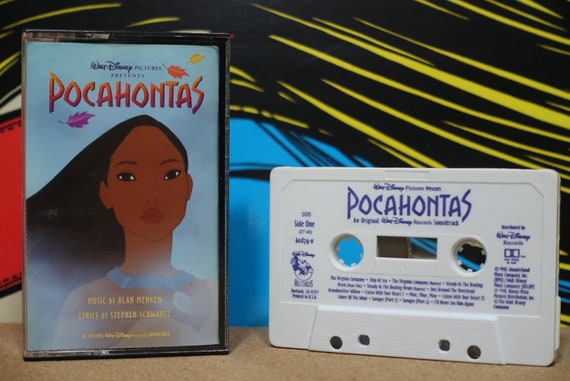 Pocahontas (An Original Walt Disney Records Soundtrack) by Alan Menken, Stephen Schwartz Vintage Cassette Tape