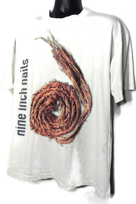 Vintage Original 90s Nine Inch Nails T Shirt 1994 - 1995 Tour - Further